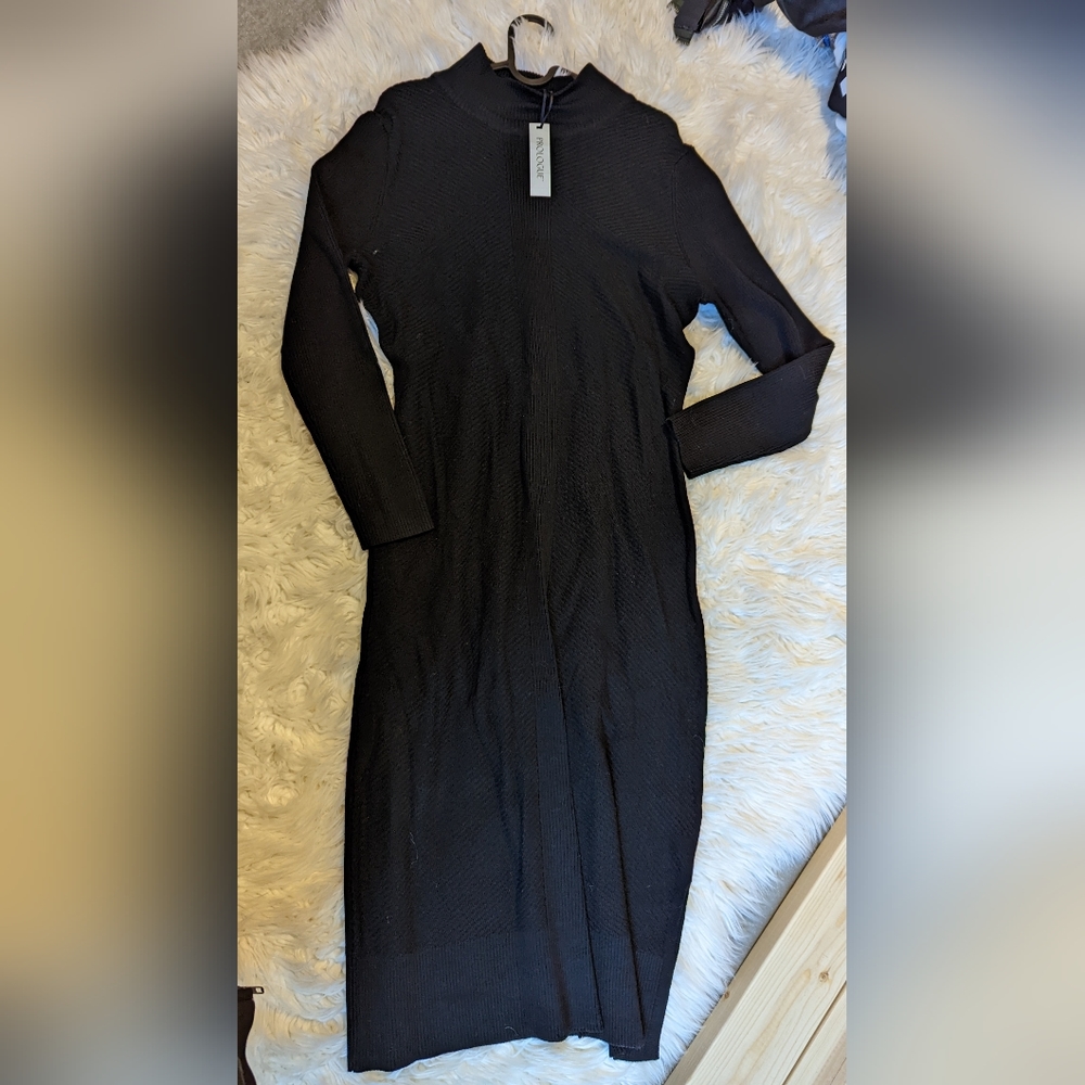 Prologue midi sweater dress
